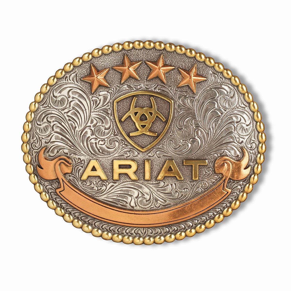 Ariat  Belt Buckle texture-rose-gold  