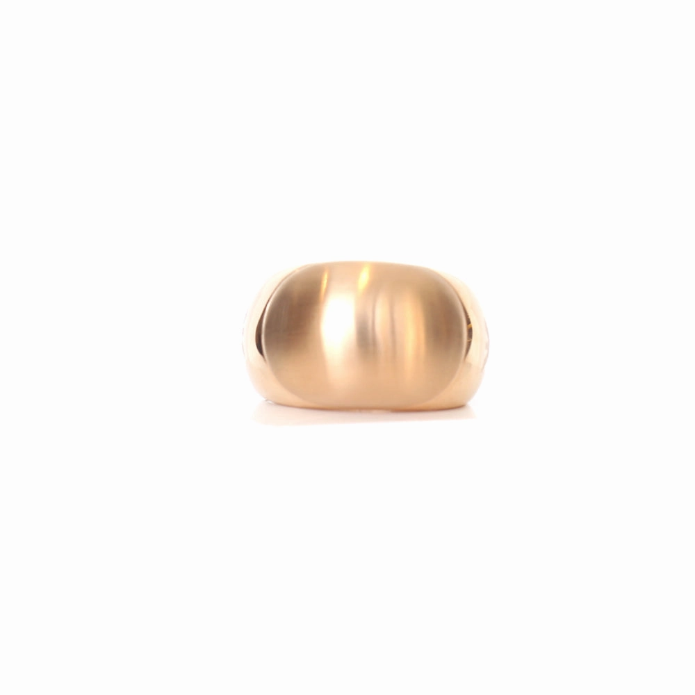 Armani Ladies Ring Ip Rosegold Size 6.5