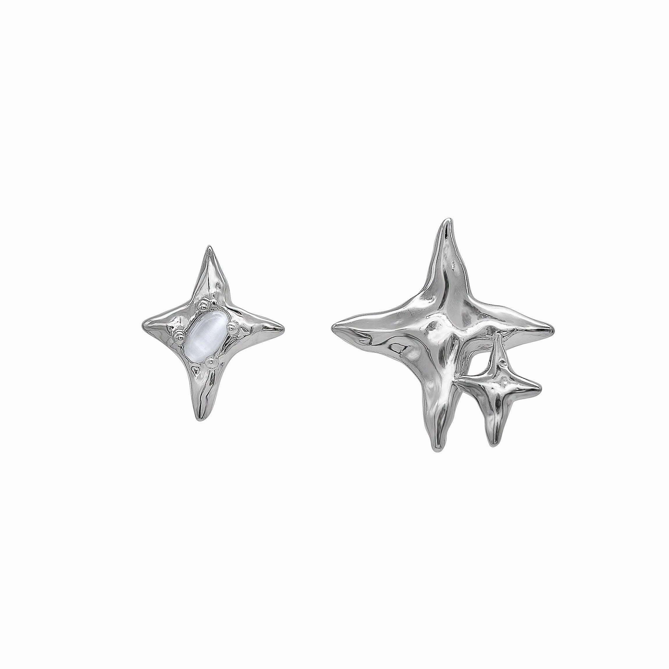 Asymmetrical Niche Design Senior Earring Female