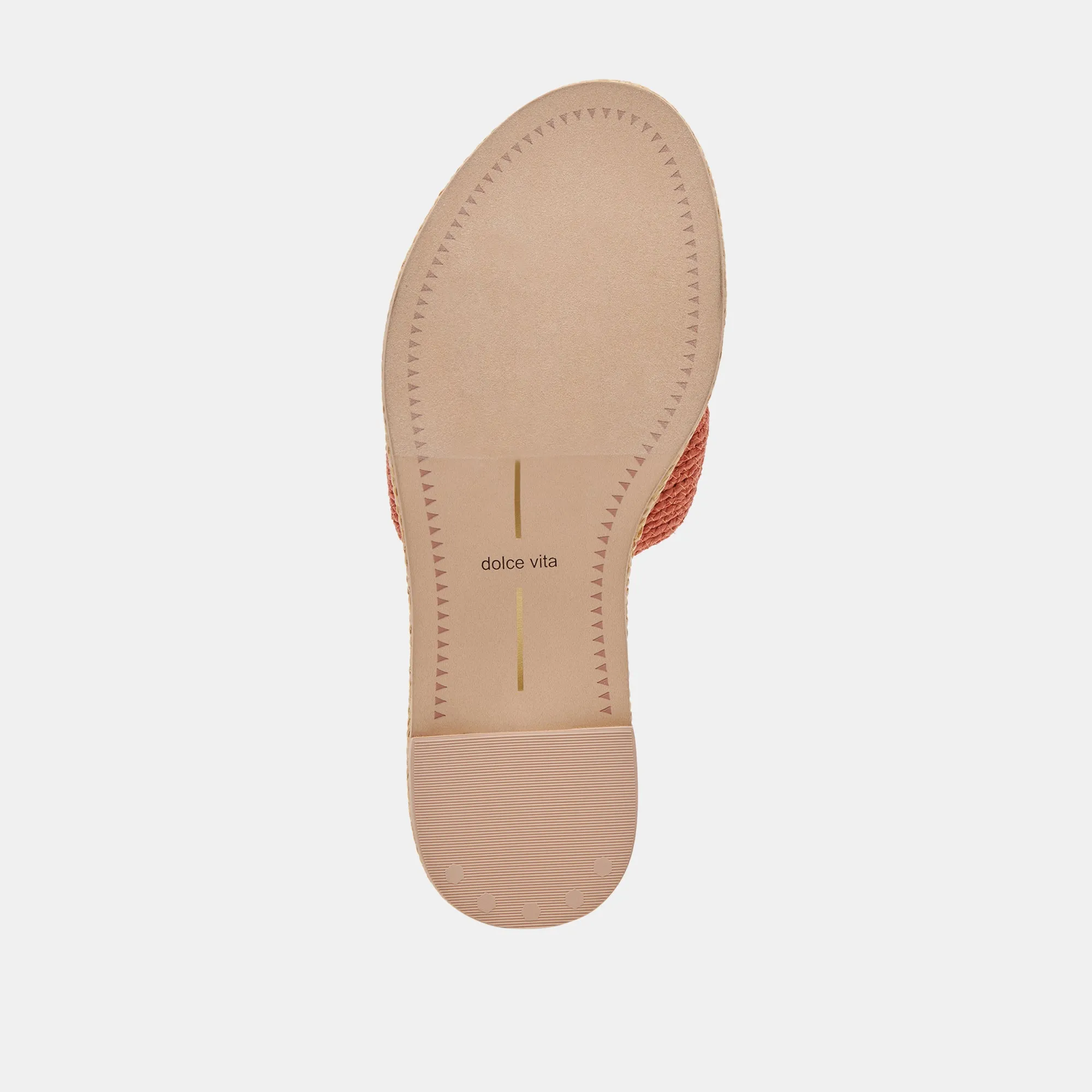 ATOMIC WEITE SANDALEN KAKI RAFFIA