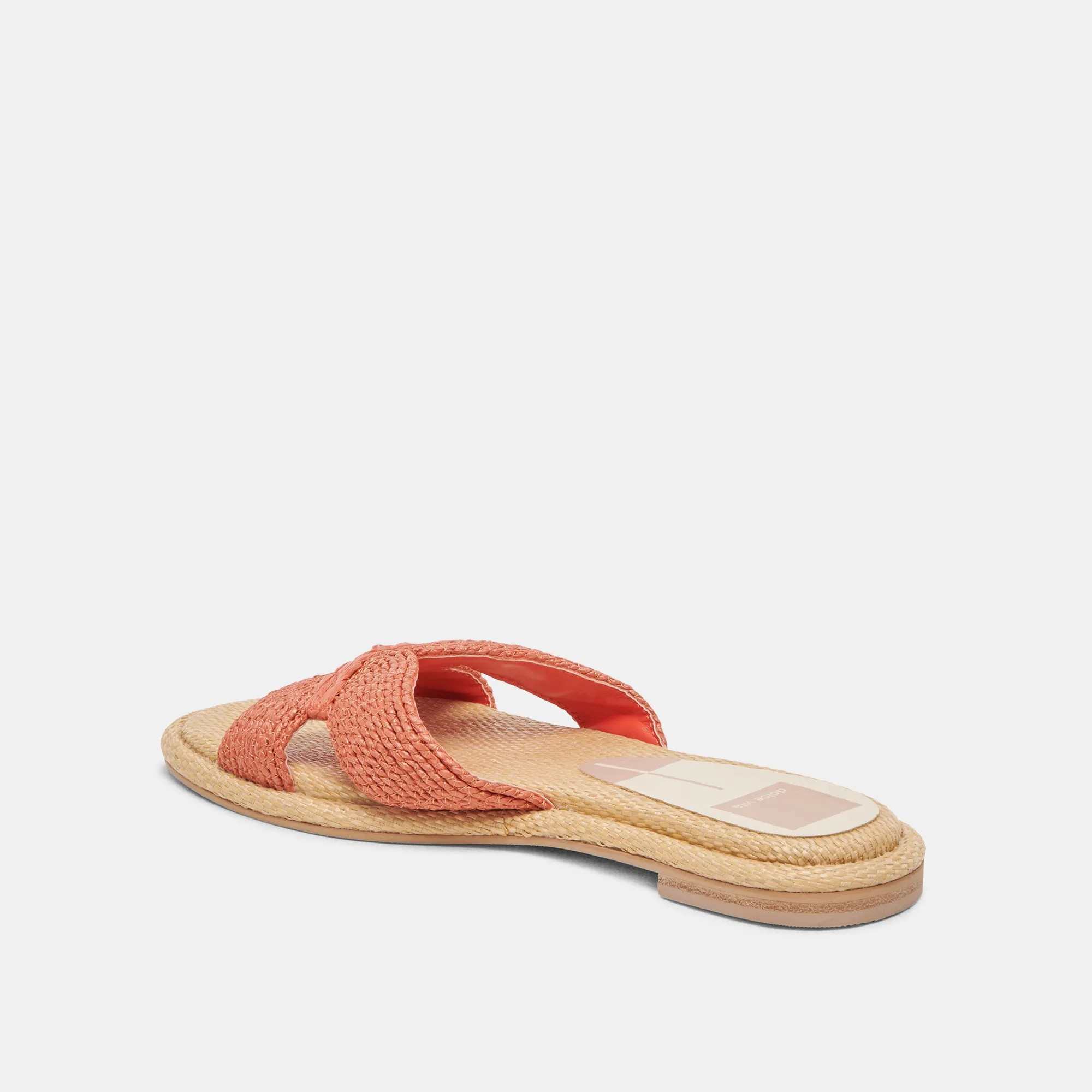 ATOMIC WEITE SANDALEN KAKI RAFFIA