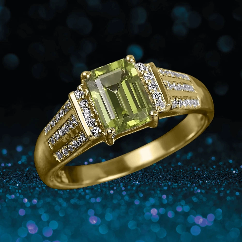 Augustine Peridot Ring