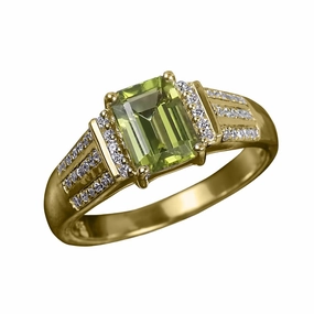 Augustine Peridot Ring 