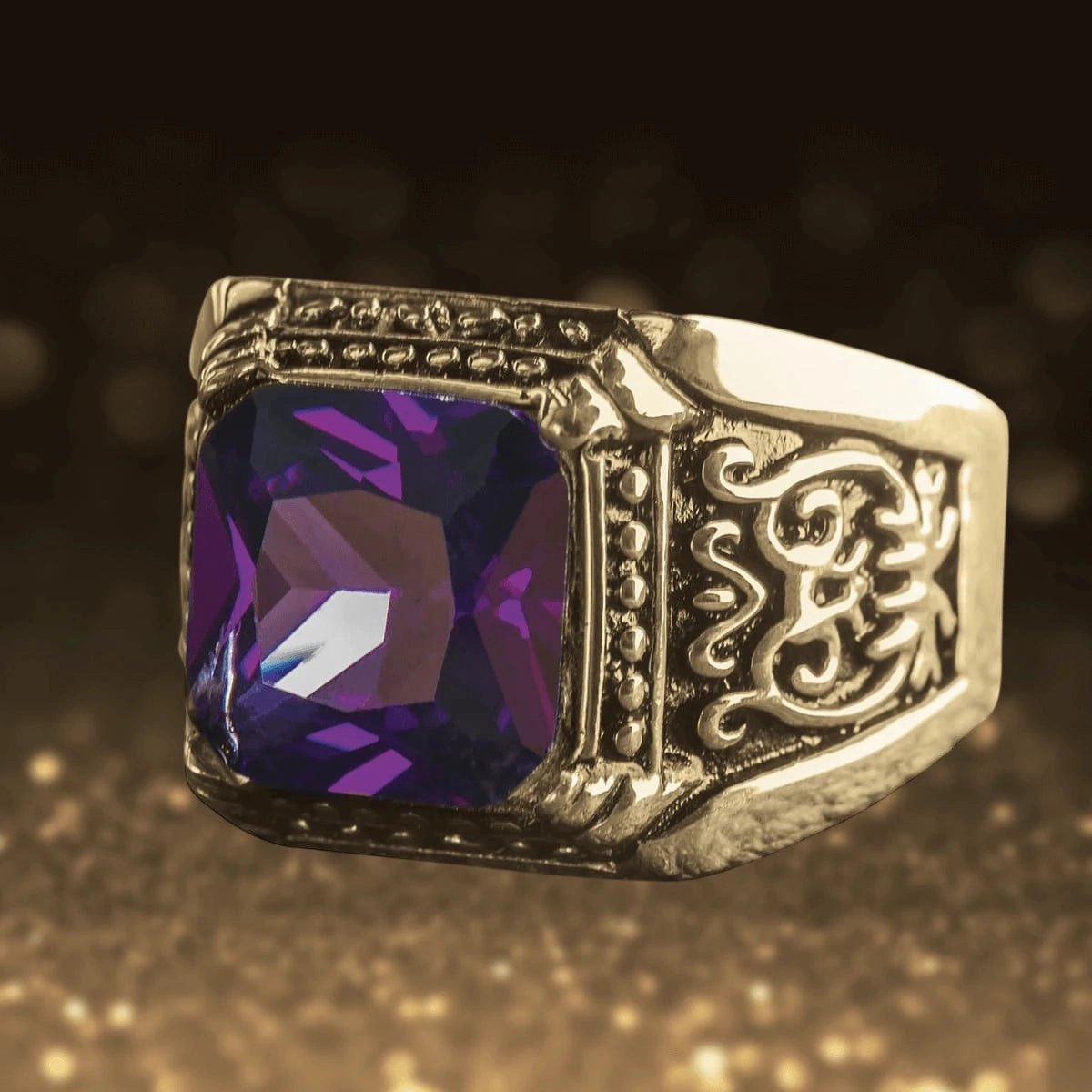 Augustus Purple Ring