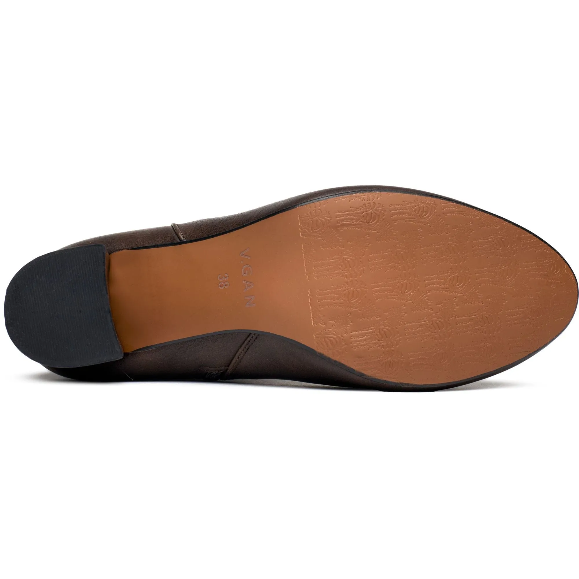Avocado Damen Vegane Leder Stiefel Kniehoch | Braun