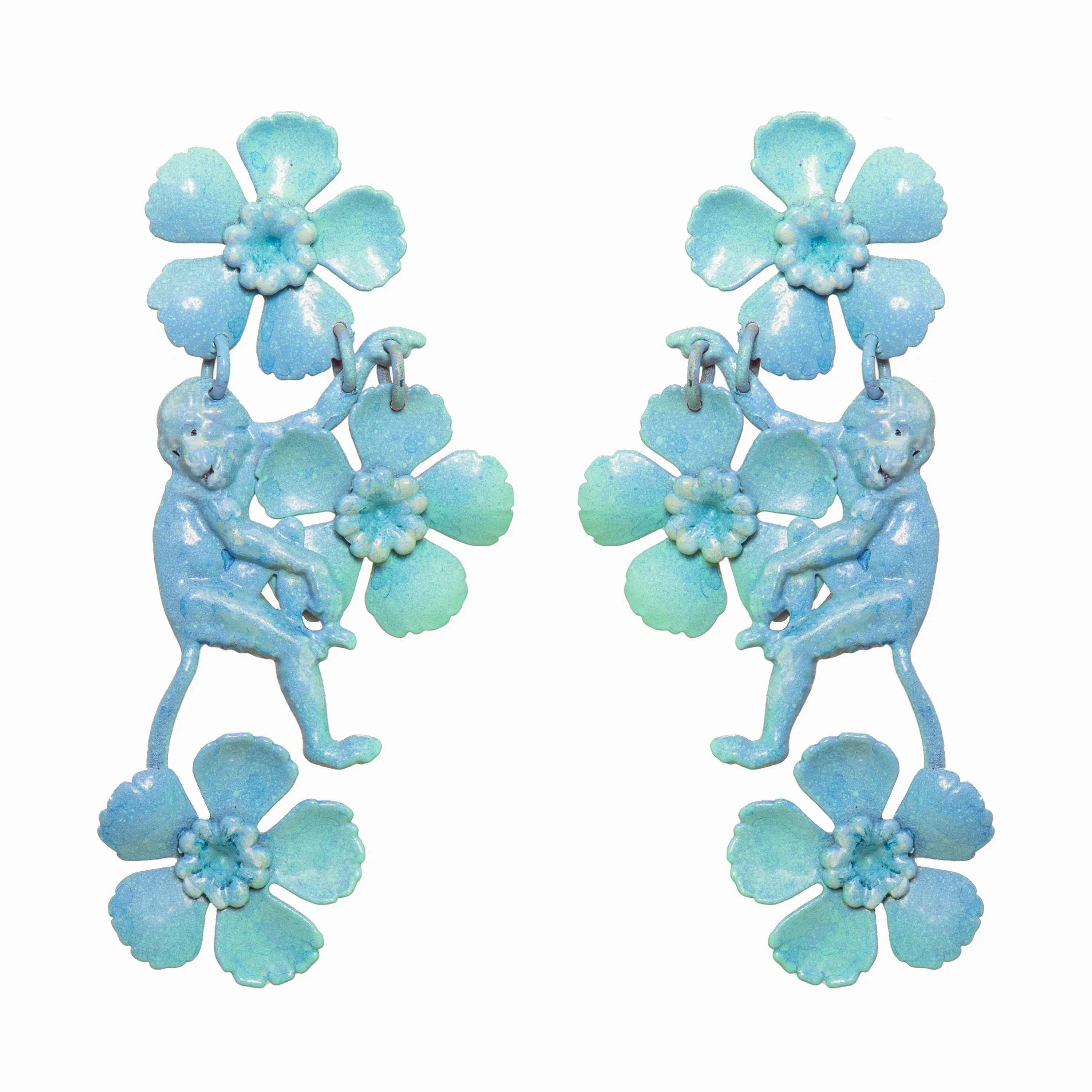 Azure Vervet Earrings