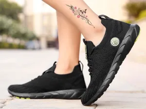 Bacca Bucci WAVE RIDER Damen Laufschuhe | Schwarze Casual Sportschuhe für Damen