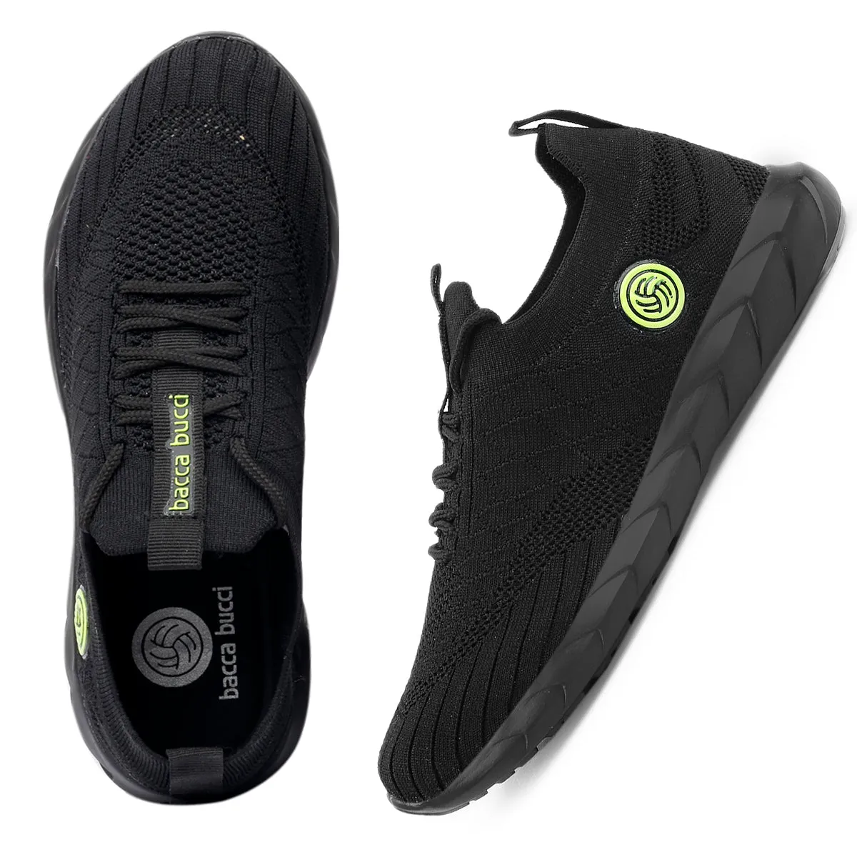 Bacca Bucci WAVE RIDER Damen Laufschuhe | Schwarze Casual Sportschuhe für Damen