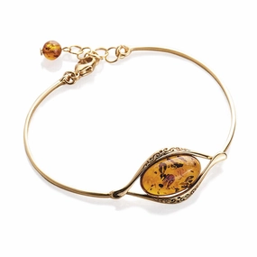 Baltic Amber Bracelet hand-chain-bracelet  