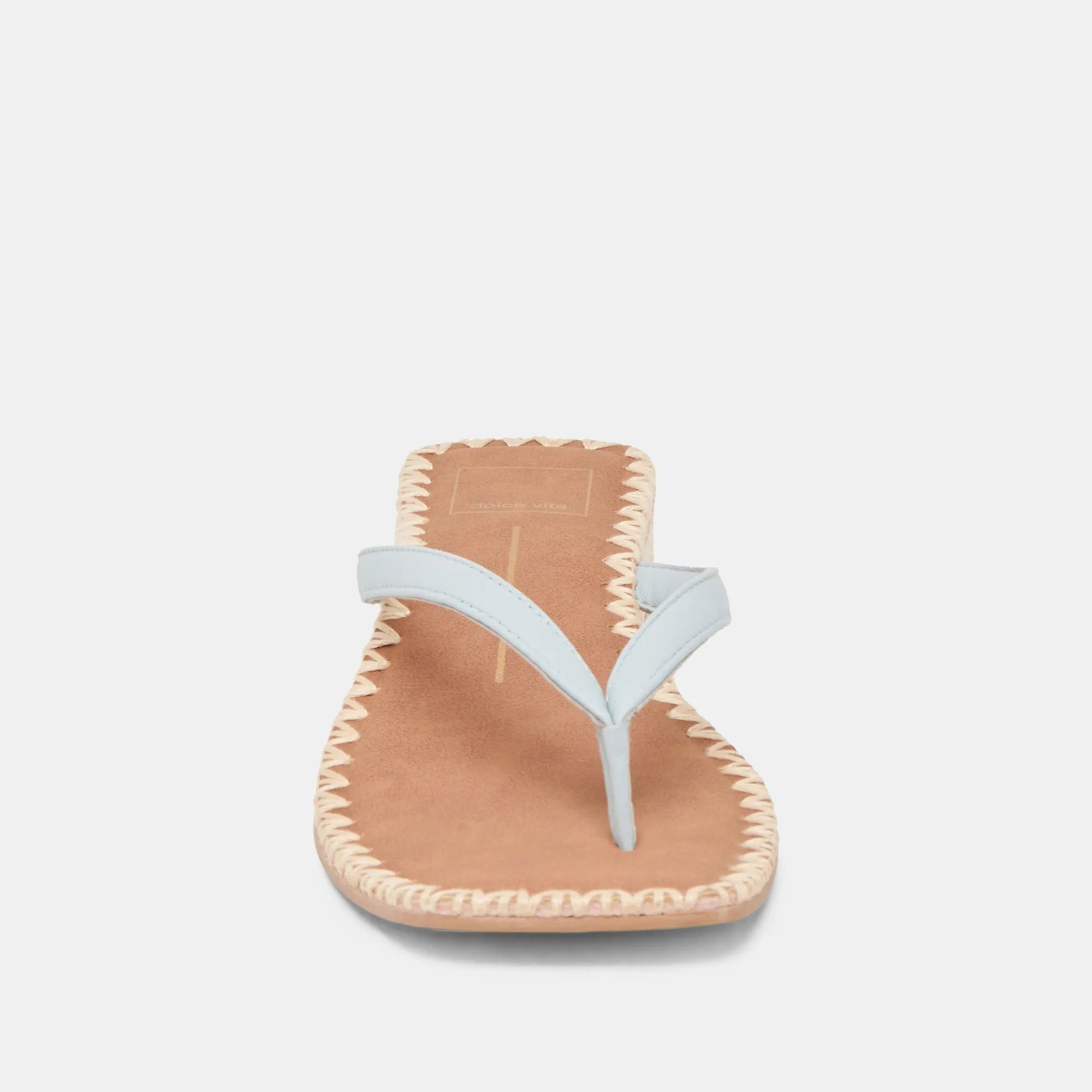BARTY SANDALETTEN EISBLAU LEDER