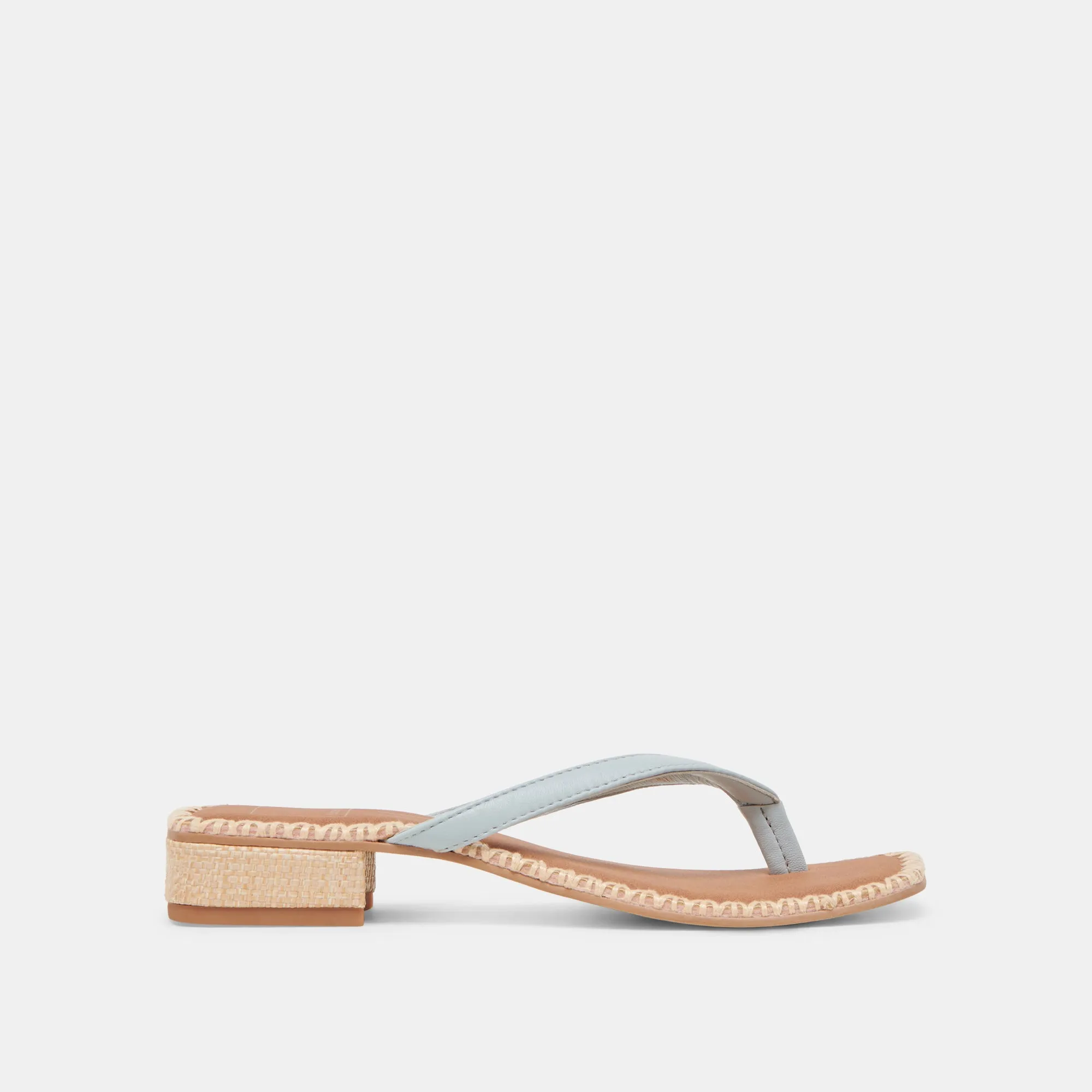 BARTY SANDALETTEN EISBLAU LEDER