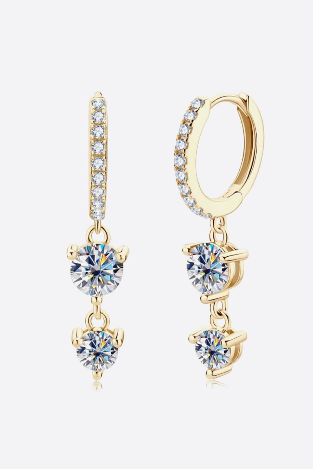 Be The One Moissanite Drop Earrings 