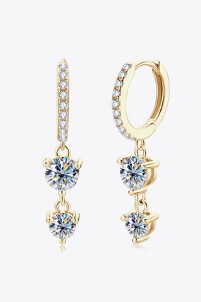 Be The One Moissanite Drop Earrings 