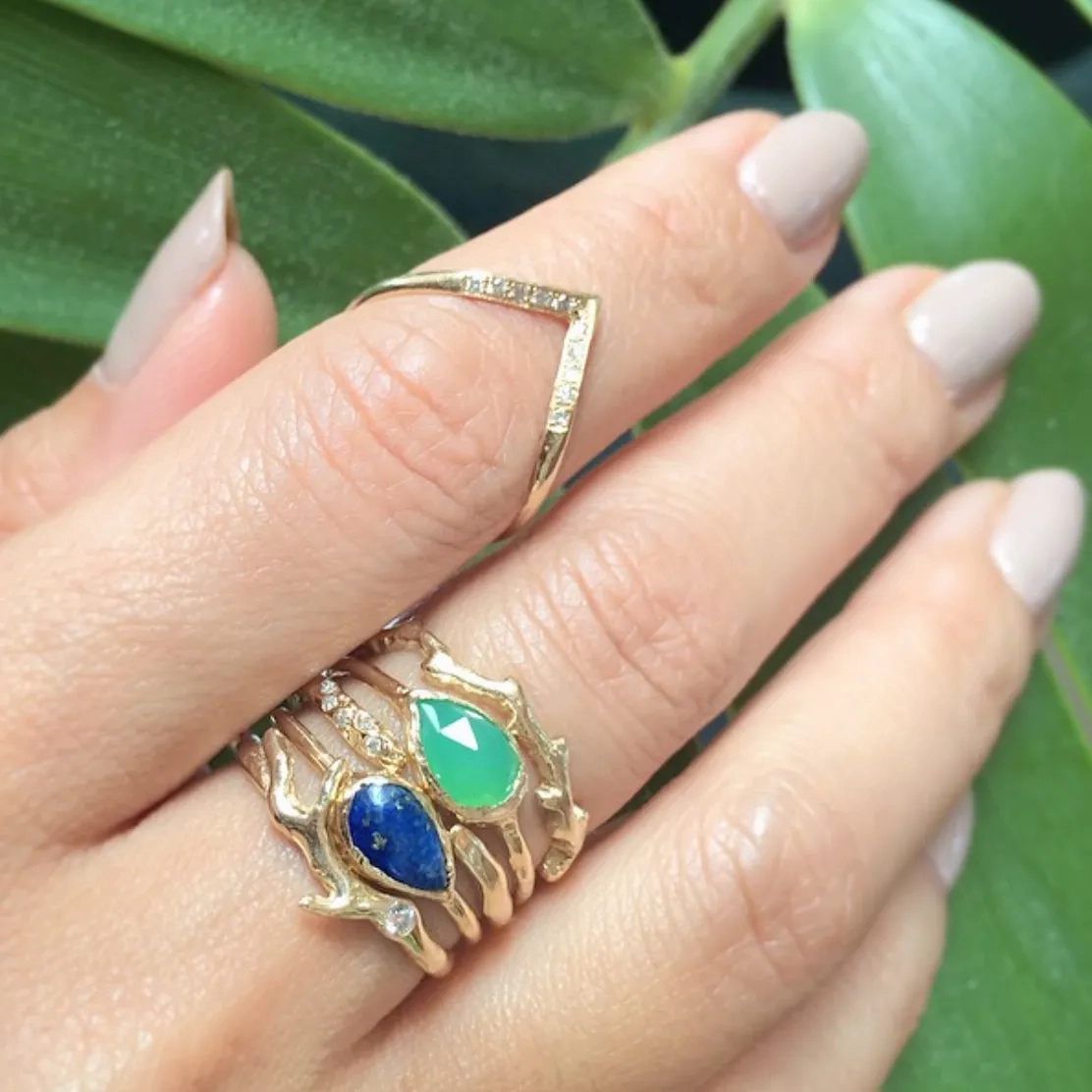 Beak Diamond Ring
