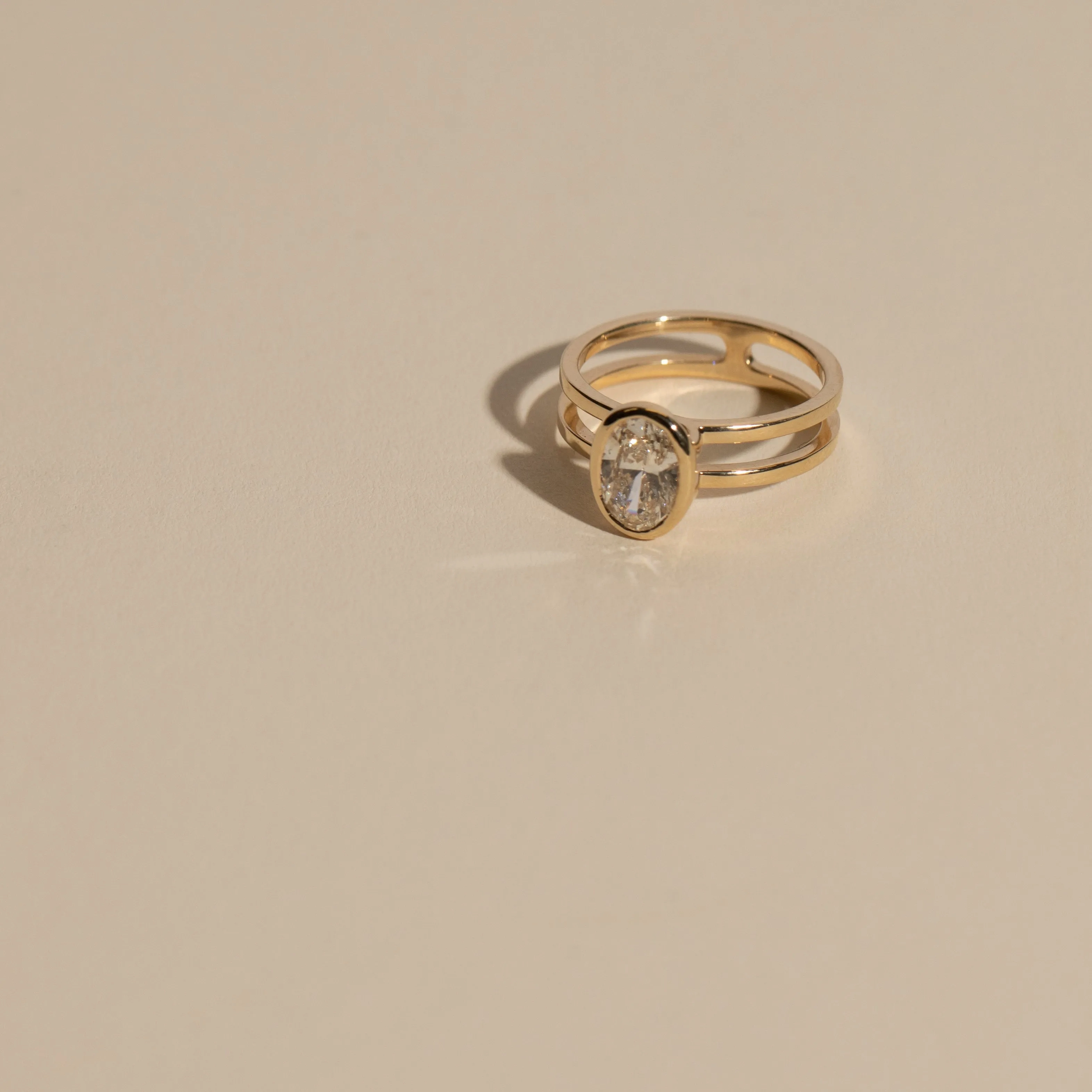 Benu Ring with 1.17ct Lab-grown Diamond in Gold