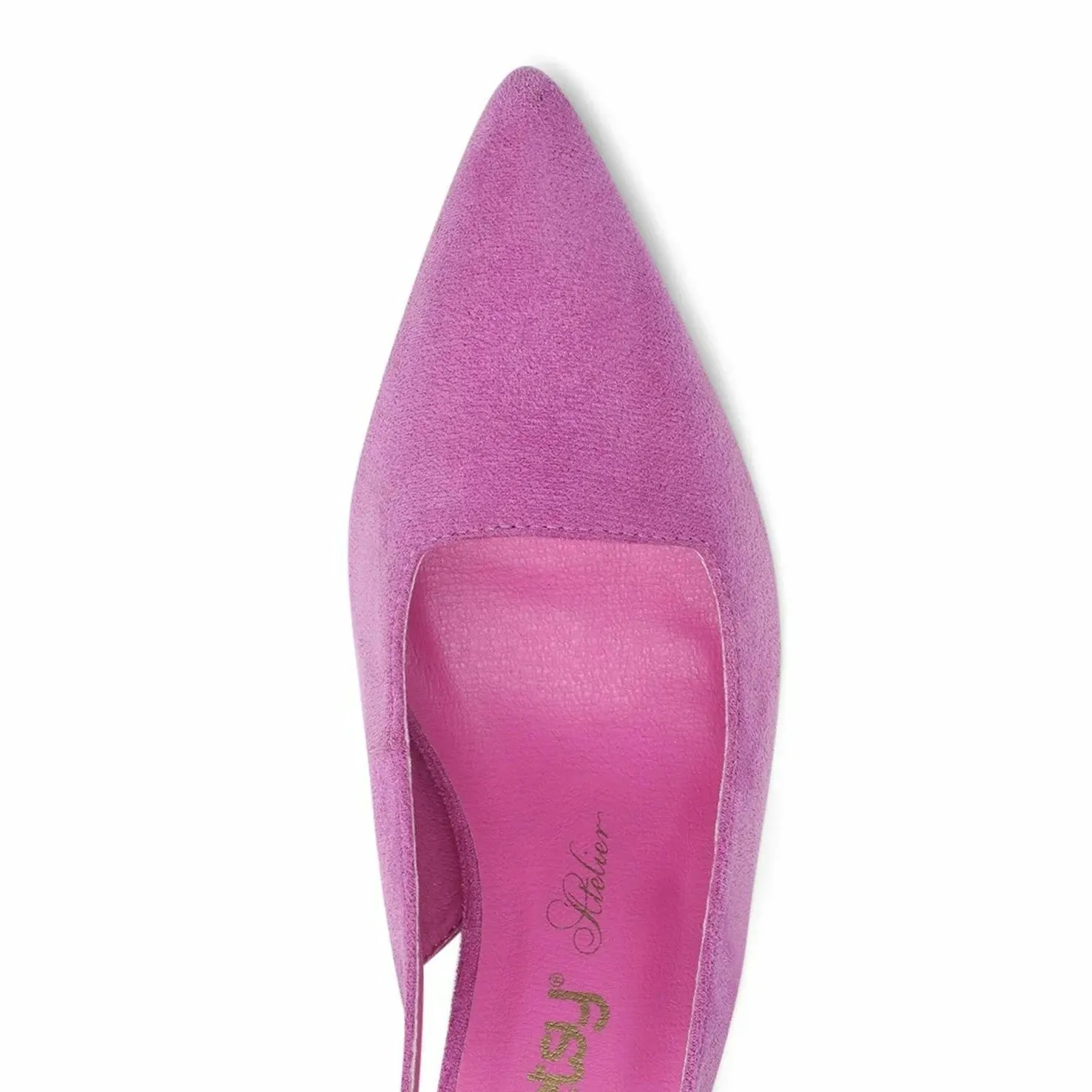 Betsy Violet Wildleder-Effekt Pumps