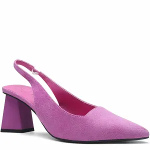 Betsy Violet Wildleder-Effekt Pumps