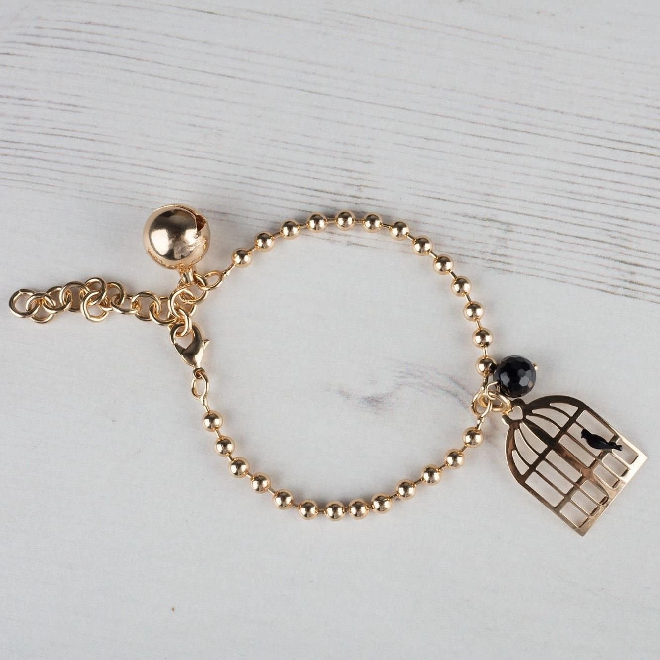 Birdcage Bracelet hand-chain-bracelet  