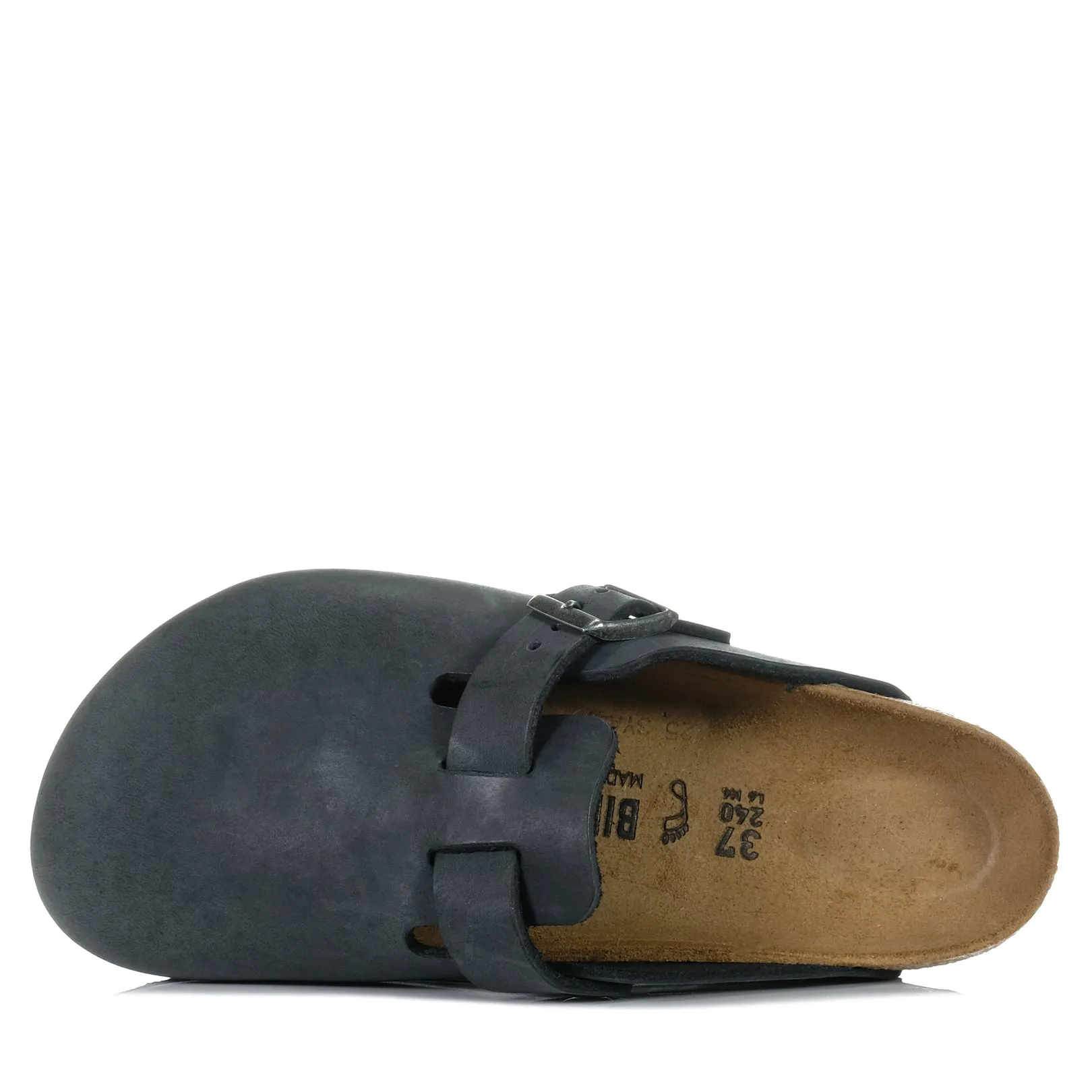 Birkenstock Boston Öl-Leder Schwarz