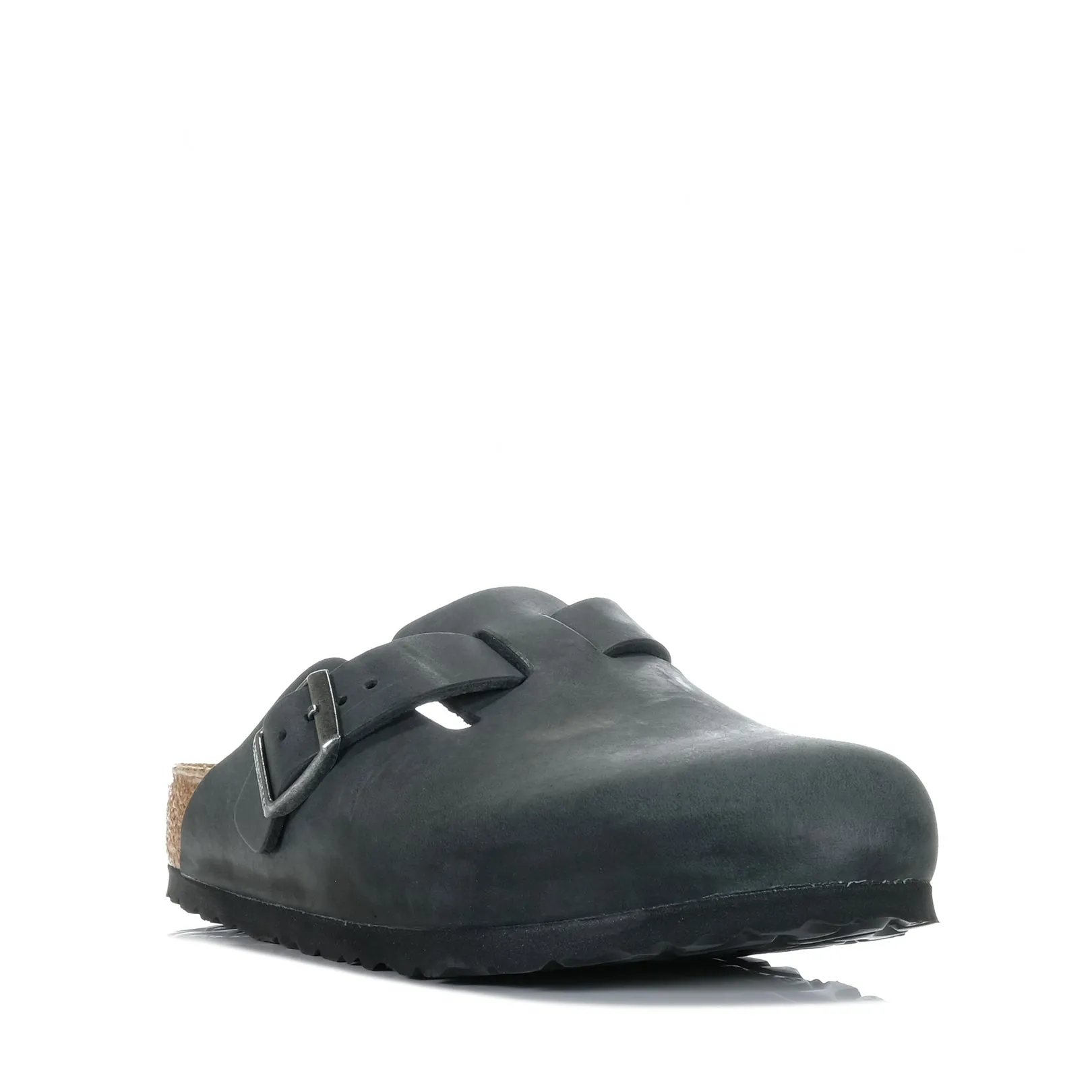 Birkenstock Boston Öl-Leder Schwarz