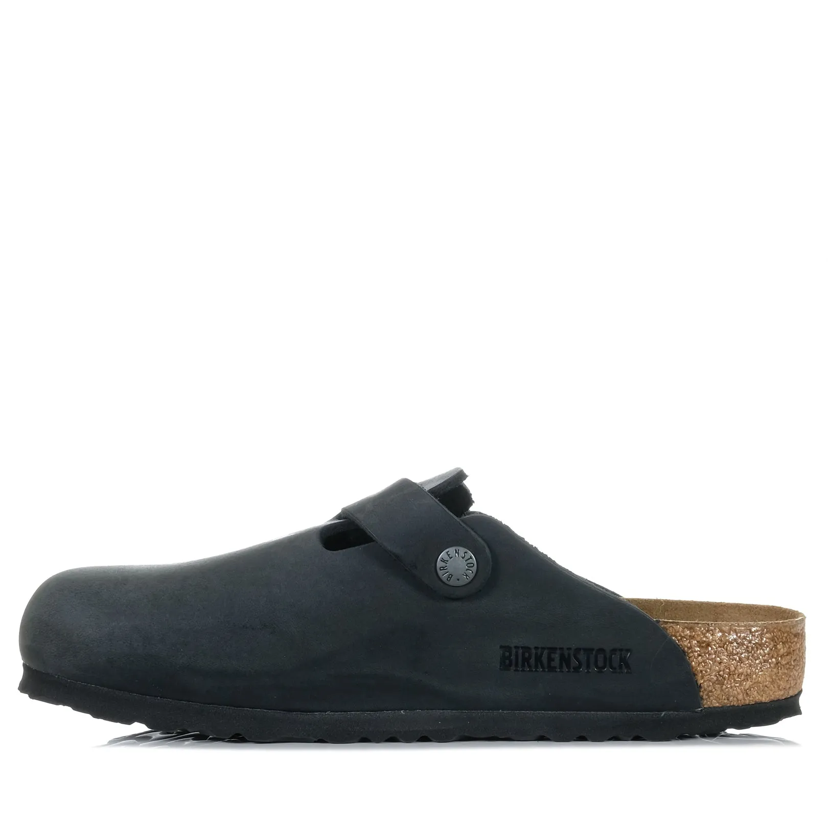 Birkenstock Boston Öl-Leder Schwarz