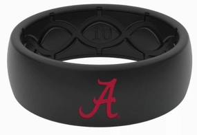Black Alabama Groove Ring texture-rose-gold  