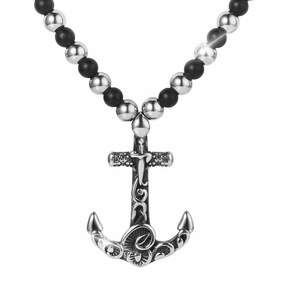 Black Tide Mens Necklace 