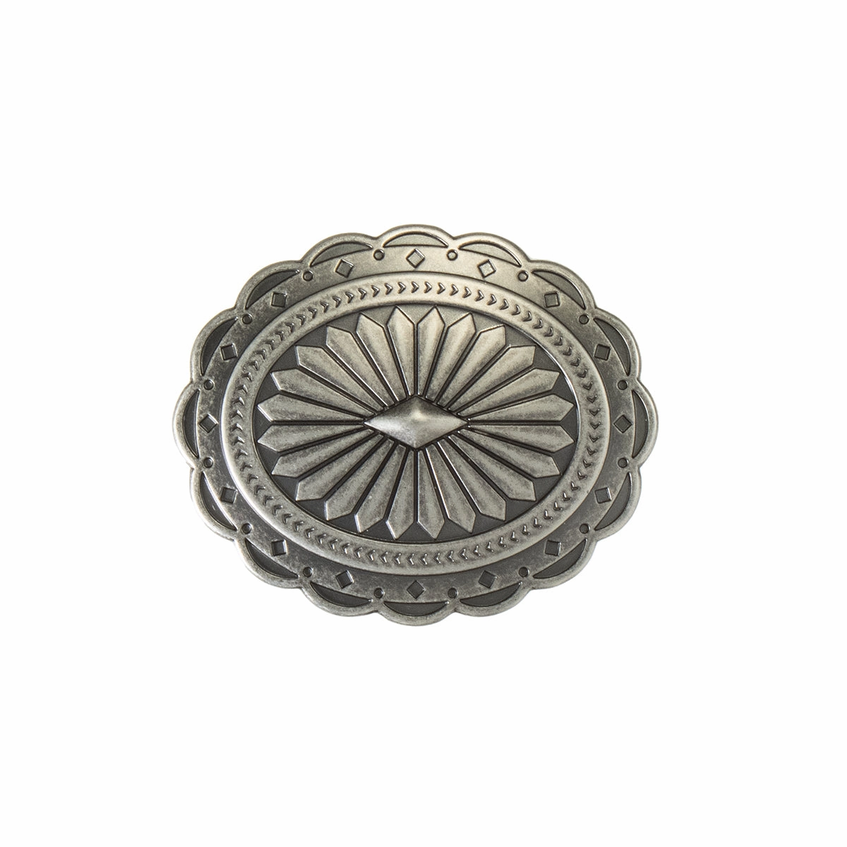 Blazin Roxx Diamond Sunburst Belt Buckle texture-rose-gold  