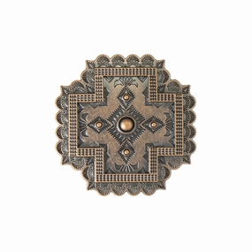 Blazin Roxx Southwest Sunburst Belt Buckle texture-rose-gold  