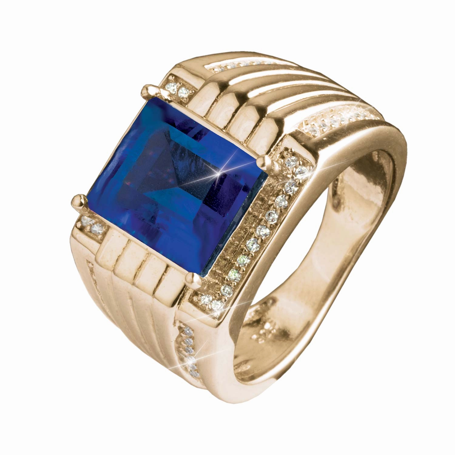 Blue Ice Men's Ring 