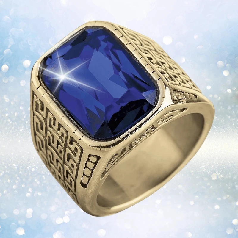Blue Knight Ring