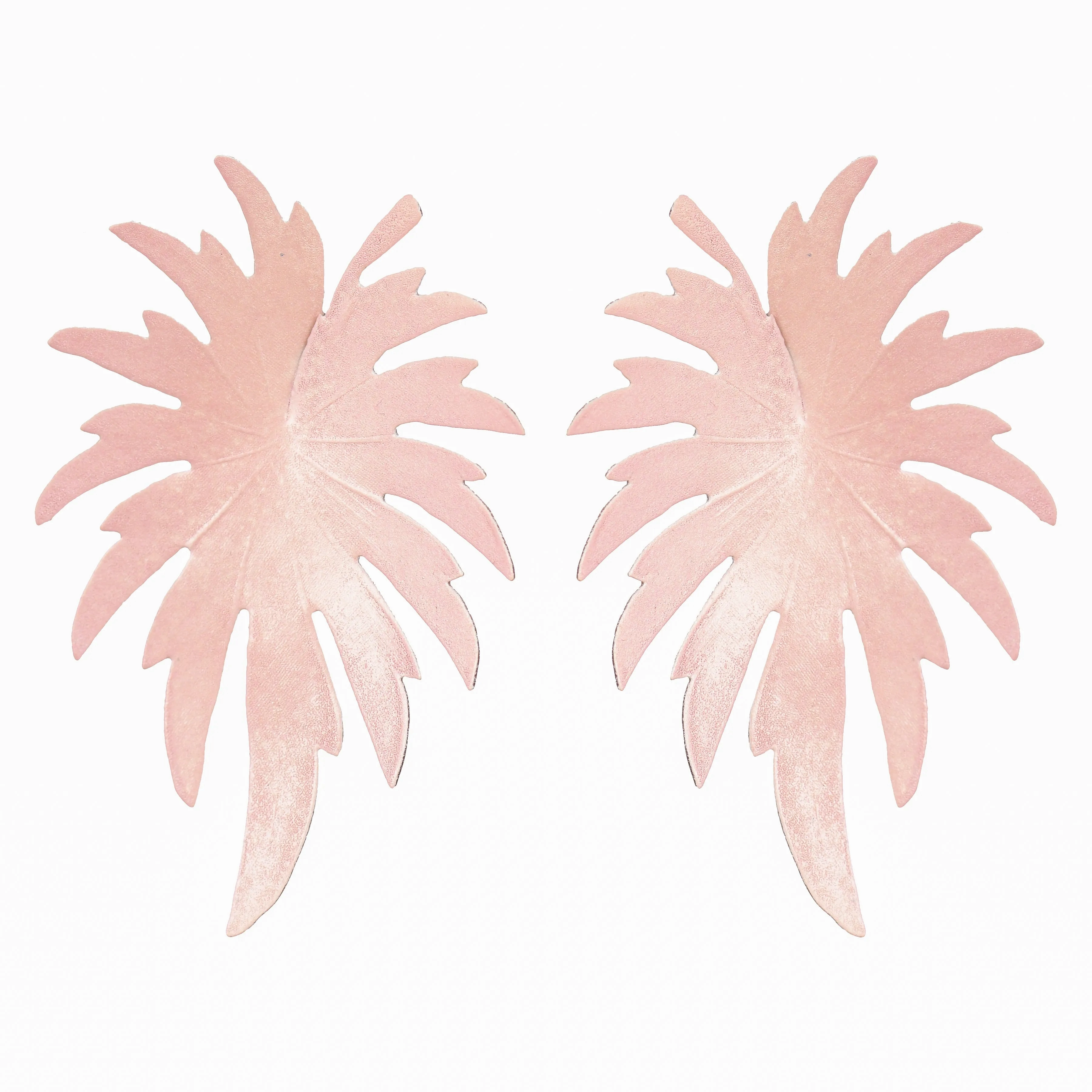 Blush Palm Earrings