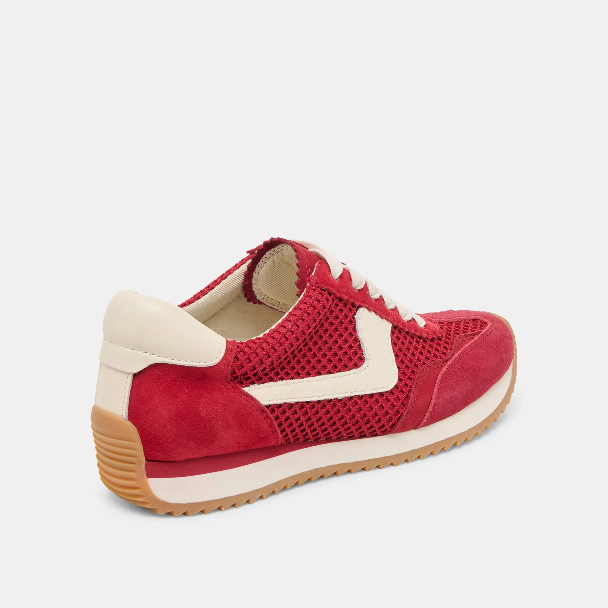 B.NTCD MESH SNEAKERS CRIMSON GEWEBTES MESH