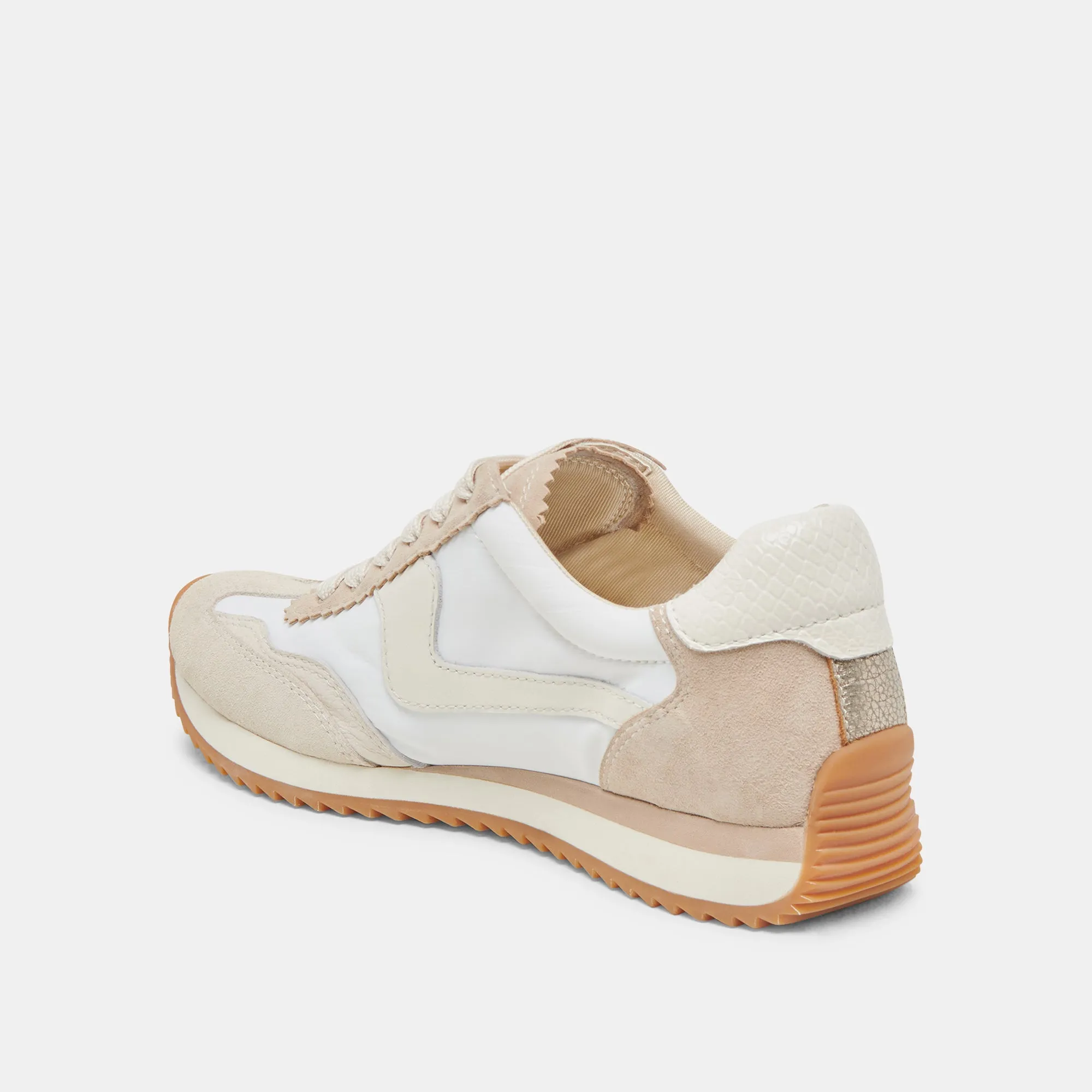 B.NTCD SNEAKERS ELFENBEIN MULTI NYLON