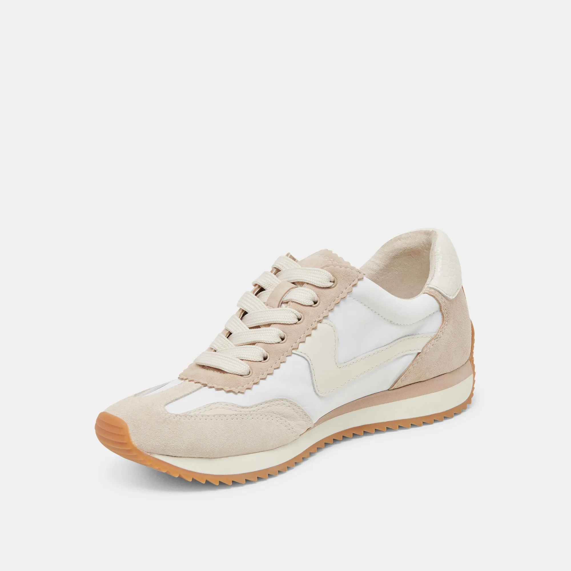 B.NTCD SNEAKERS ELFENBEIN MULTI NYLON