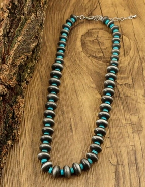 Bohemian Beaded Necklace texture-rose-gold  