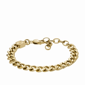 Bold Chains Gold-Tone Stainless Steel Chain Bracelet fashion-jewelry  