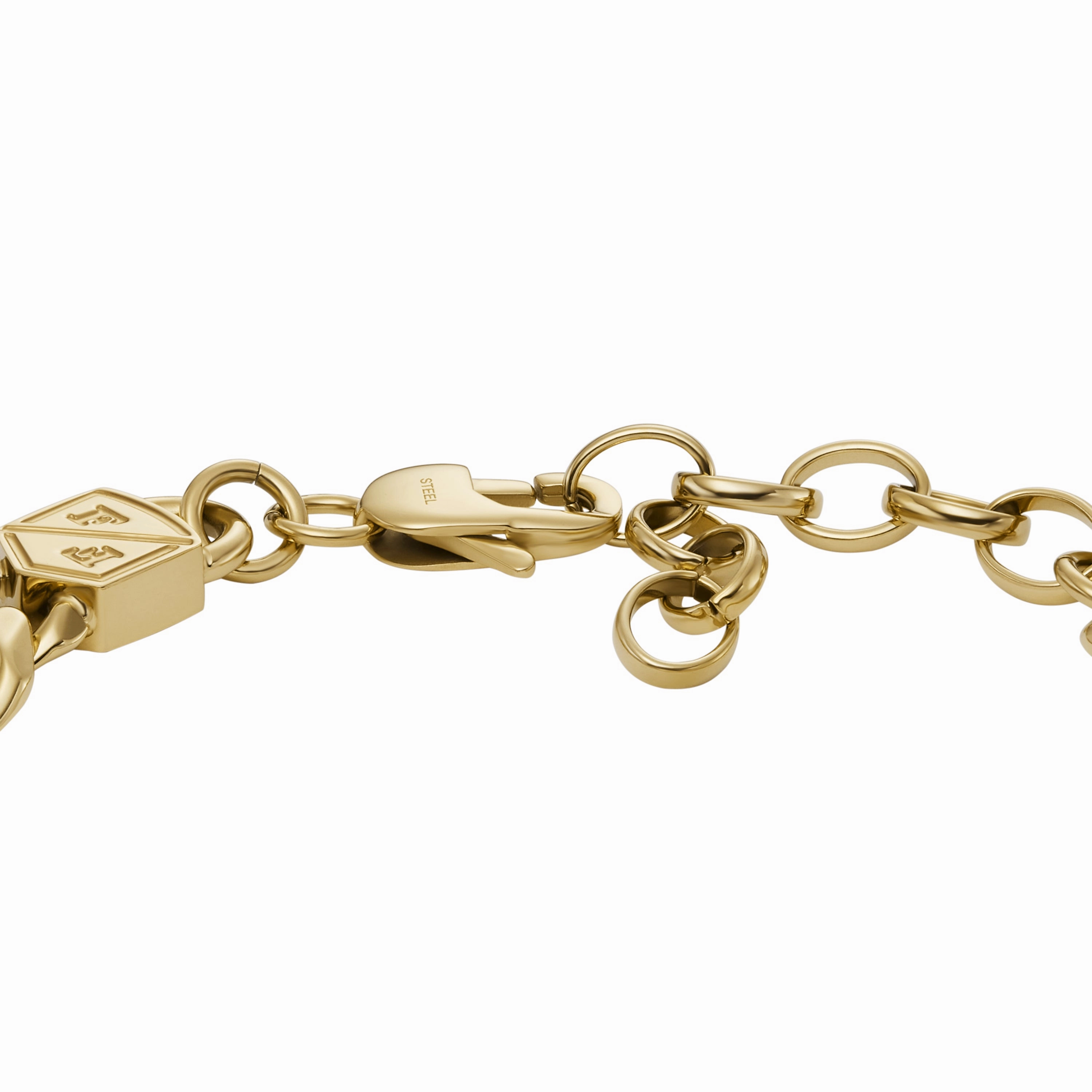 Bold Chains Gold-Tone Stainless Steel Chain Bracelet