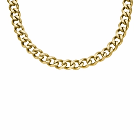 Bold Chains Gold-Tone Stainless Steel Chain Necklace fashion-jewelry  
