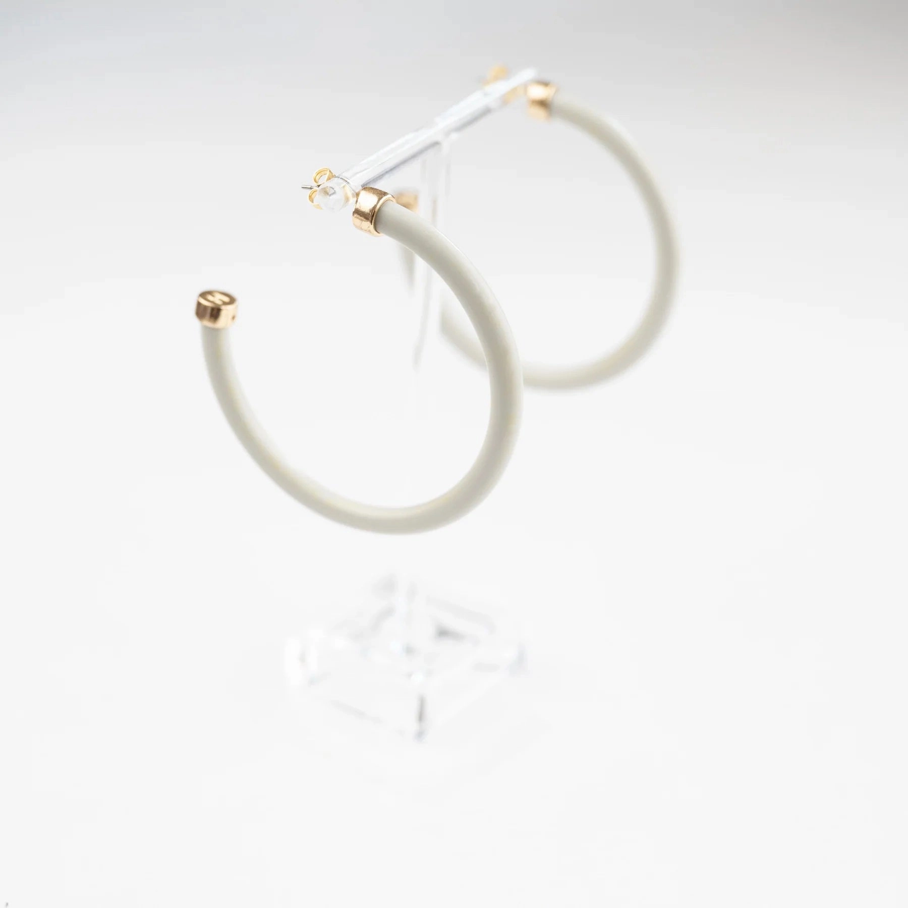 BONE HOOP EARRINGS ear-ear-stud  
