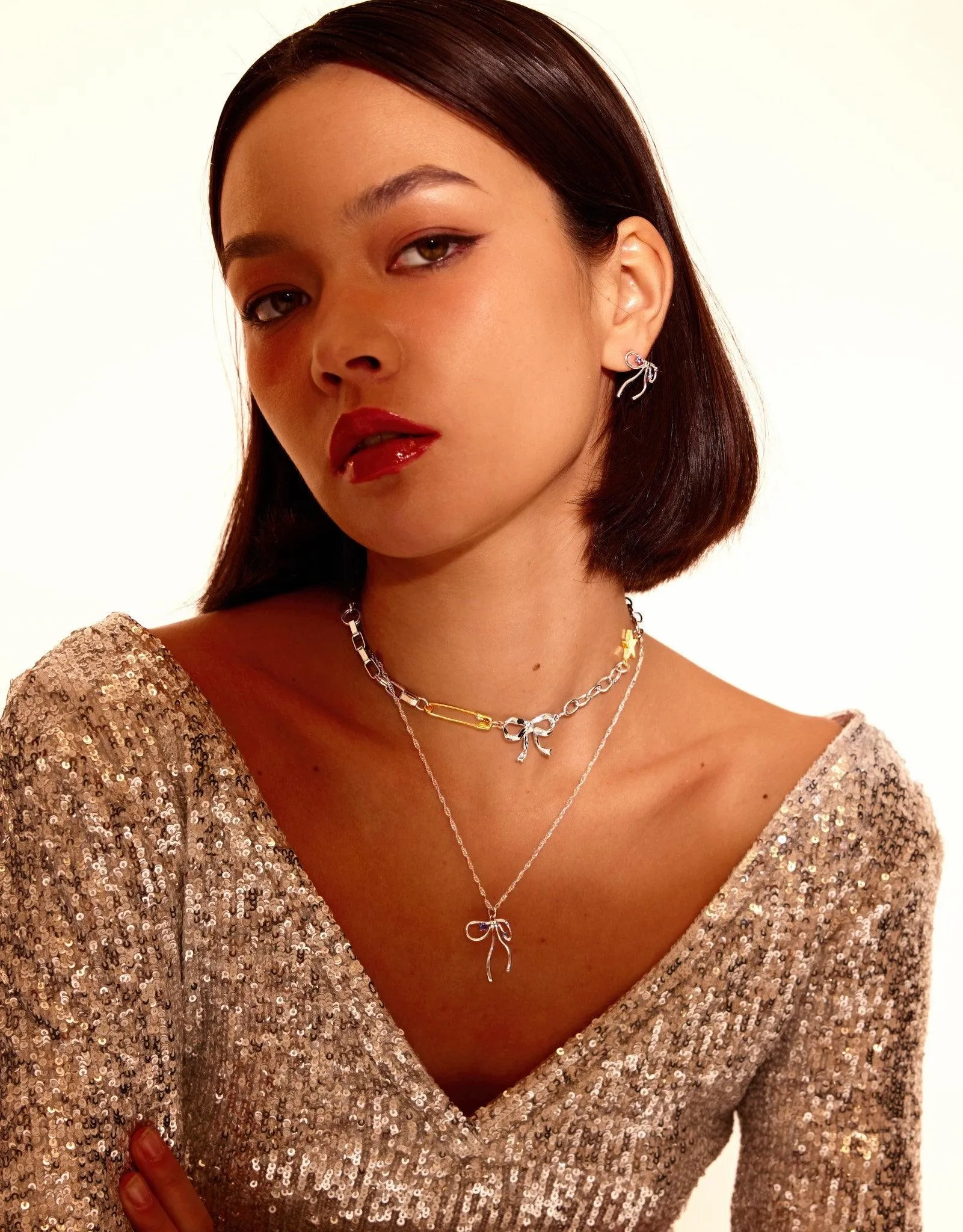 Bow Chain Necklace