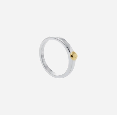 Boys' Ring Cross Dot Gold Light
