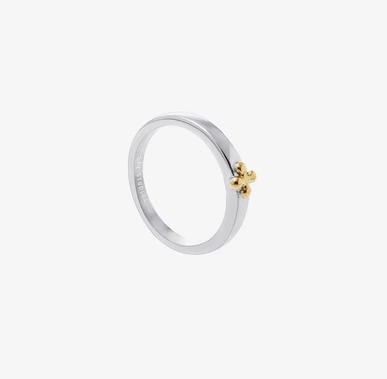 Boys' Ring Cross Dot Gold Light