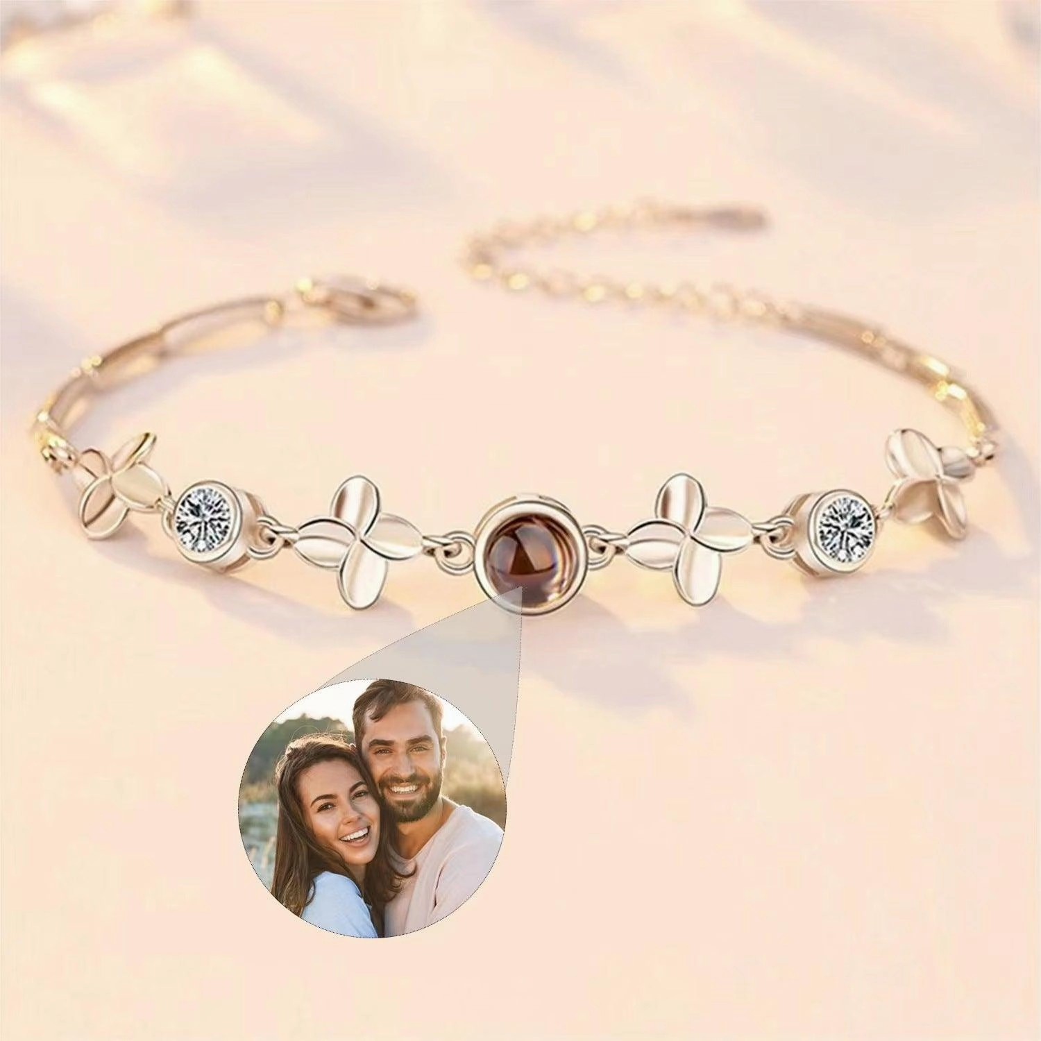 Bracelet Women's Sterling Silver Projection Photo 