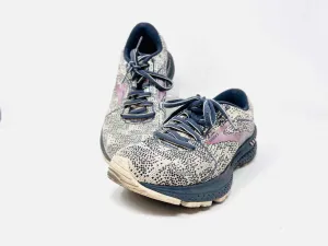 Brooks Größe 6 Beige/Grau Druck AS IS Schuhe Sneakers