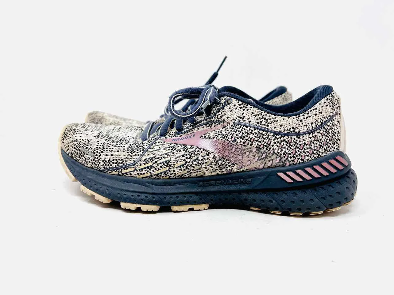 Brooks Größe 6 Beige/Grau Druck AS IS Schuhe Sneakers