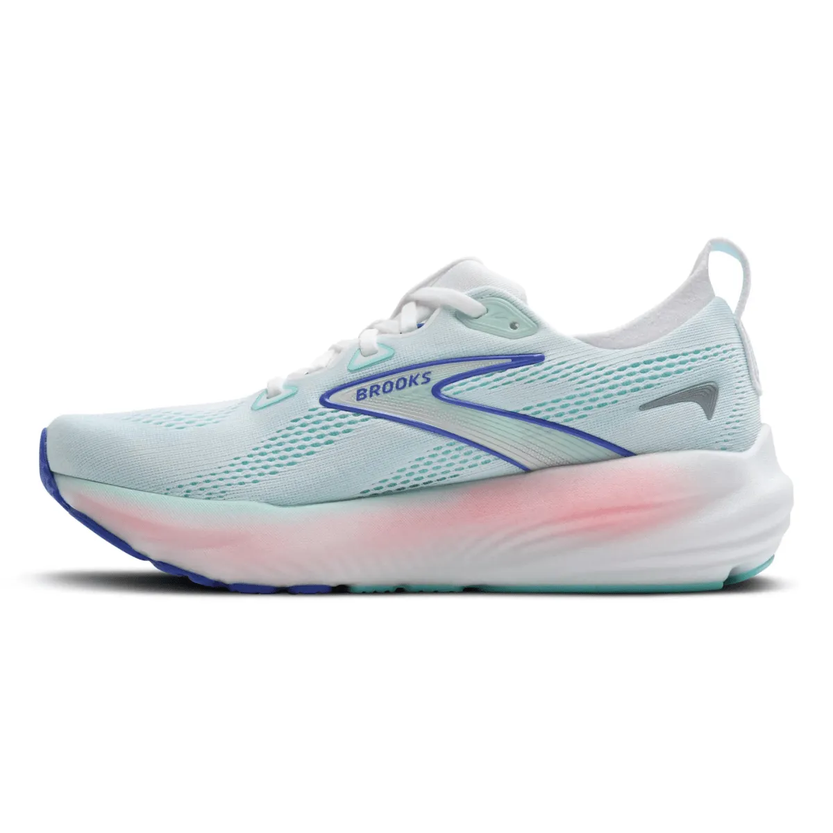 Brooks Damen Glycerine 22 Weiß/Limpet Shell/Amparo Blau