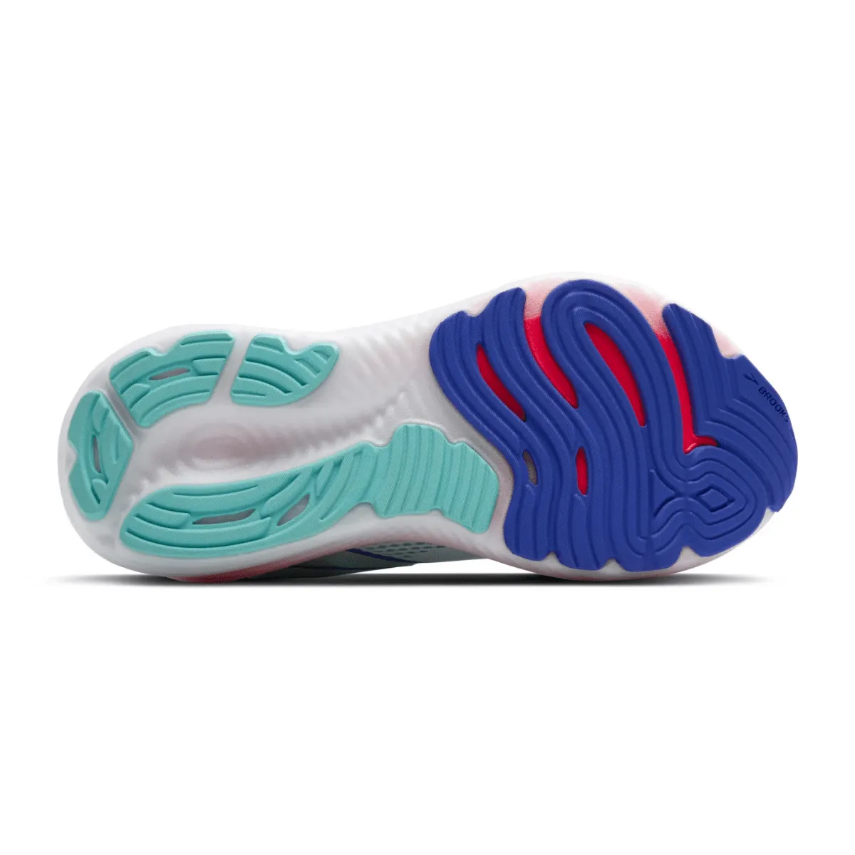 Brooks Damen Glycerine 22 Weiß/Limpet Shell/Amparo Blau