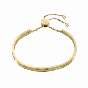 Buckley London Dalston Bangle Gold Tone Gold fashion-jewelry  