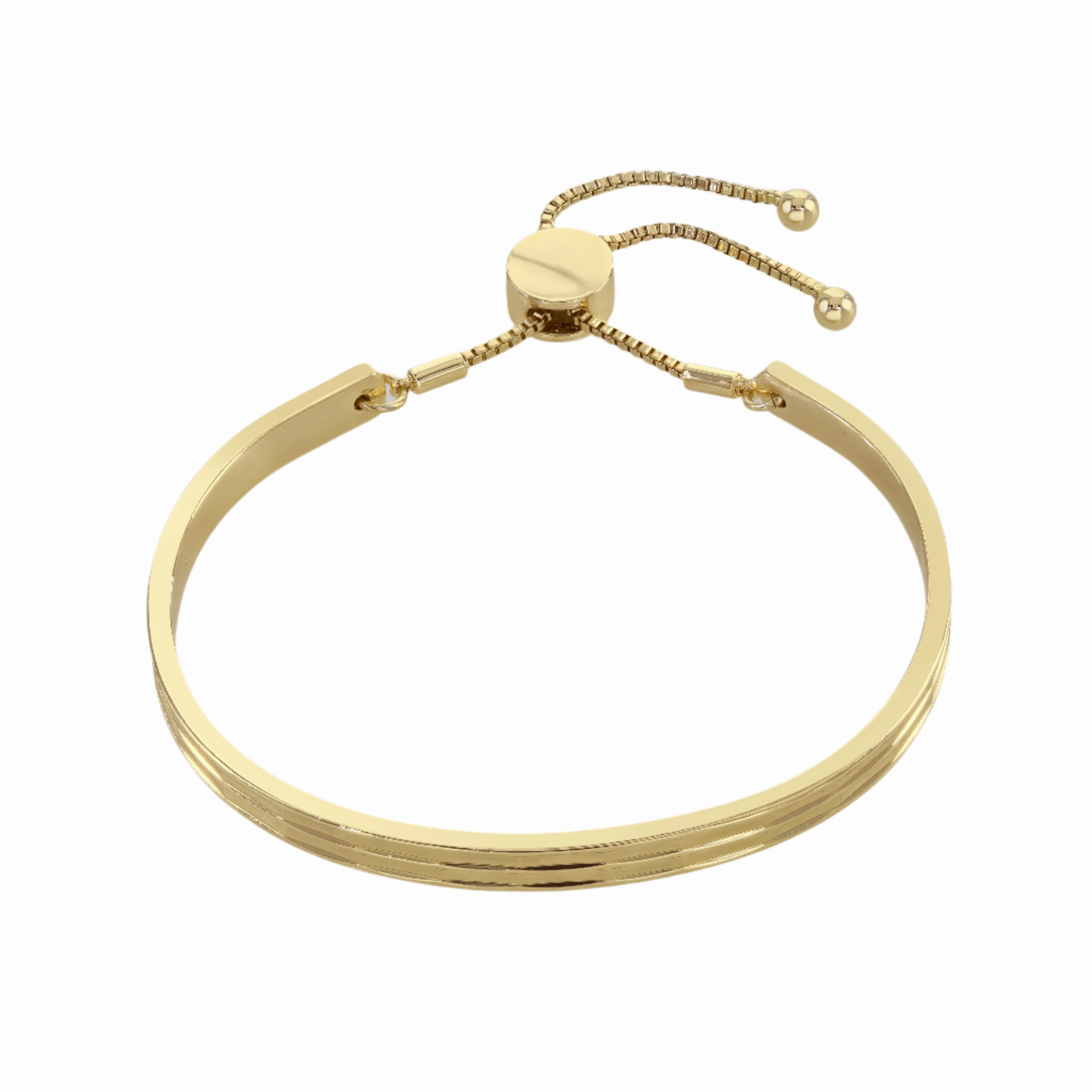Buckley London Dalston Bangle Gold Tone Gold fashion-jewelry  